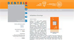 Desktop Screenshot of dentalforum.ump.edu.pl