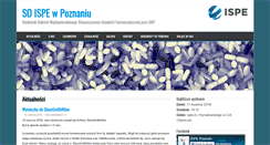 Desktop Screenshot of ispe.ump.edu.pl