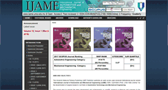Desktop Screenshot of ijame.ump.edu.my