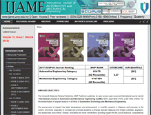 Tablet Screenshot of ijame.ump.edu.my