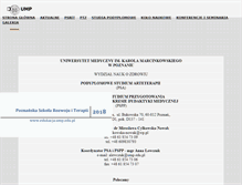 Tablet Screenshot of edukacja.ump.edu.pl