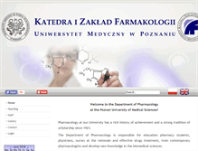 Tablet Screenshot of farmakologia.ump.edu.pl