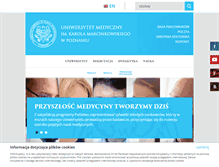 Tablet Screenshot of anestezjologia.ump.edu.pl