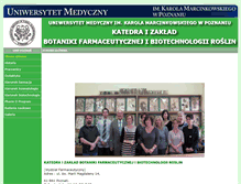 Tablet Screenshot of botfarm.ump.edu.pl
